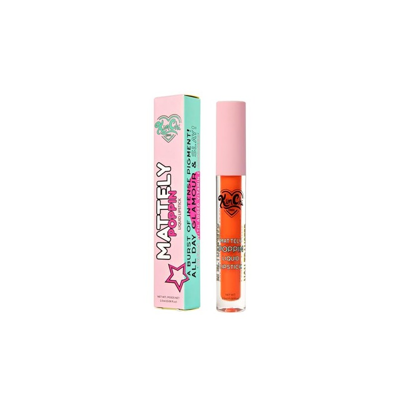 Kimchi Chic Mattely Poppin Liquid Lipstick Tono 08 Head Queen