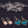 PH PandaHall 120pcs Earring Hooks, 4 Color Non-Allergenic Plastic Ear