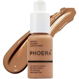 Aquapurity Phoera® Full Coverage Foundation Soft Matte Oil Control Concealer 30ml Flawless Cream Smooth Long Lasting 24HR UK (F106)
