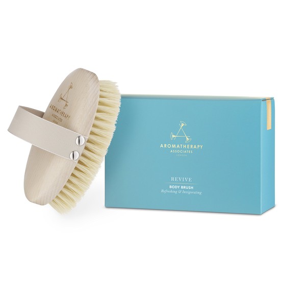 Aromatherapy Associates Revive Body Brush. Natural Dry Brush to Exfoliate Skin and Boost Circulation. Made of Natural and Sustainable Materials (1 count) 