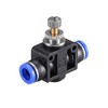 sourcing map 8mm Tube OD Pneumatic Air Flow Control Valve