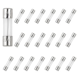 Tiooka 5×20mm 1A Fast-Blow Glass Fuse 250V 1 Amp Fuse F1AL250V 20PCS Automotive Fuses Assortment Kit Cartridge Fuse