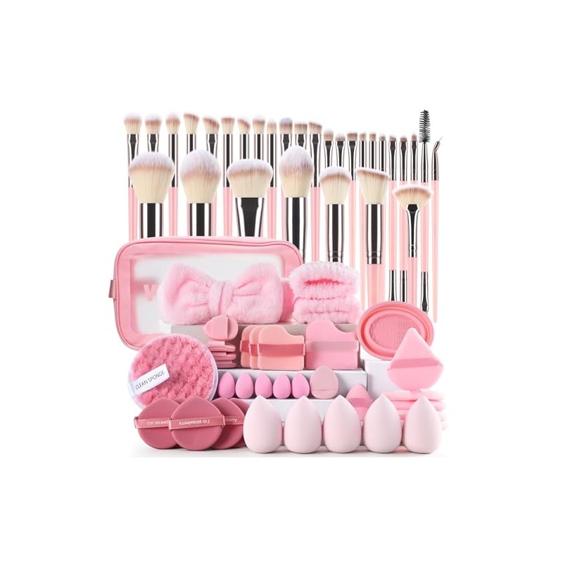 Toketa 67 Piezas Set de Brochas para Maquillaje Profesional Completo