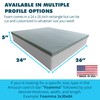 Foamma 5" x 24" x 26" Cooling Gel-Infused Memory Foam
