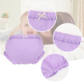 5 Pcs Baby Bloomers Diaper Cover for Toddler Girls Soft Cotton Shorts Toddler Undies