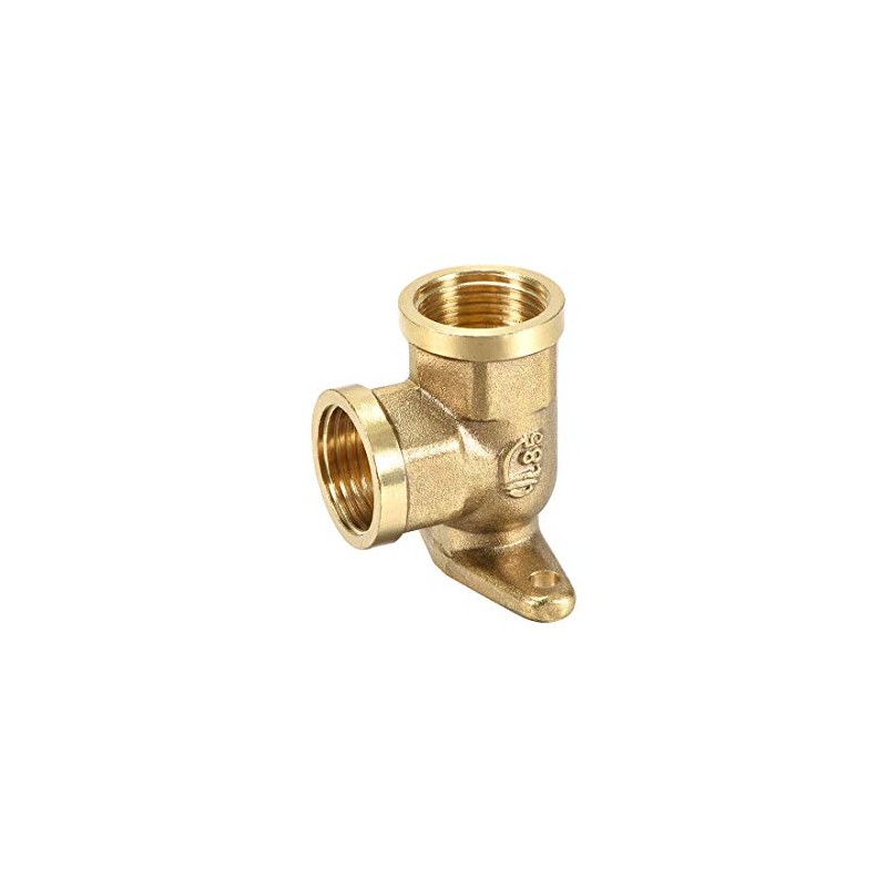 uxcell Brass Pipe Fitting 90 Degree Drop Ear Elbow G1/2