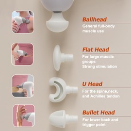 HiBOMASOON Massage Gun,Mini Percussion Massage Gun,Portable Handheld Massager for Athletes, Office Workers, Men & Women - Travel Friendly, Gift(Pink)