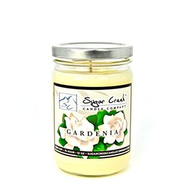 Sugar Creek Candles-Gardenia-100% Soy Wax Candle. Soy Candles Burn Cleaner ~ Longer ~ Non-Toxic ~ The Original 100% Yinzer Made in USA. Gift for Any Occasion