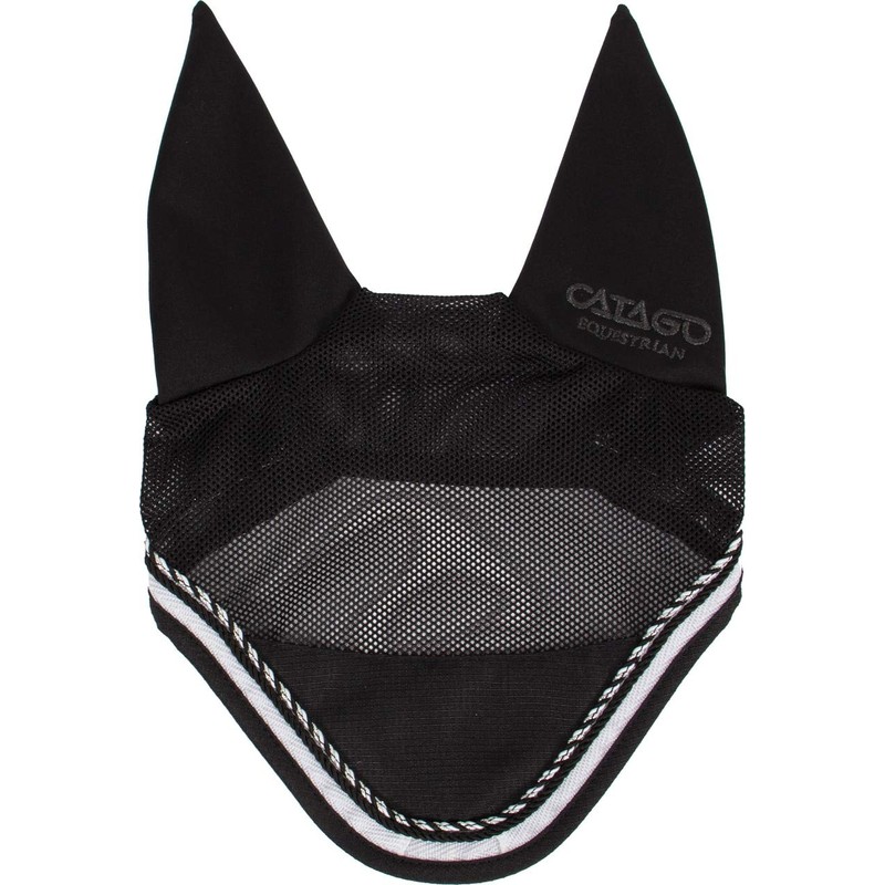 CATAGO Diamond Ear Net (Horse, Navy/Red/White)