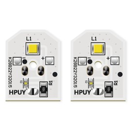 HPUY WR55X11132 Refrigerator LED Light WR55X25754 for GE LED Refrigerator light bulb Replace WR55X30602 WR55X26486 PS4704284 3033142 EAP12172918 AP6261806 2PCS