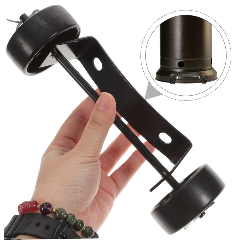 Gatuida Patio Heater Wheel Kit Replacement Parts for Outdoor Heater