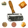 Yallmie Lattice Pastry Cutter, Pastry Lattice Cutter Stainless Steel Lattice