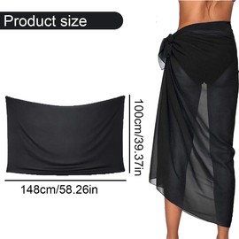 WUSJCOF Multifunctional Sarong for Men and Women Made of Soft & Light Viscose, Opaque Wrap Skirt, Beach Dress (Extra Large)