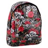 Brand EyeCatch - Ladies Skull Roses Backpack Rucksack Girls School
