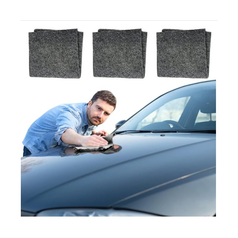 6-Pack Nano Sparkle Magic Cloth for Car Scratch Repair -