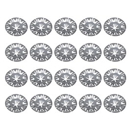 Thereisno 20/50Pieces Metal Heat Shield Clips Washers Exhaust Heat Shield Clips Underbody Heat Shield N90796501 Auto Accessories Heat Shield Clips