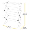 Whitmor Folding Drying Rack, White