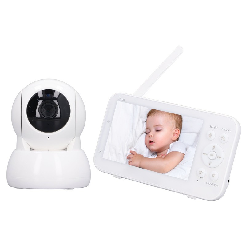 5in Wireless Baby Monitor Two Way Speaking Night Vision HD