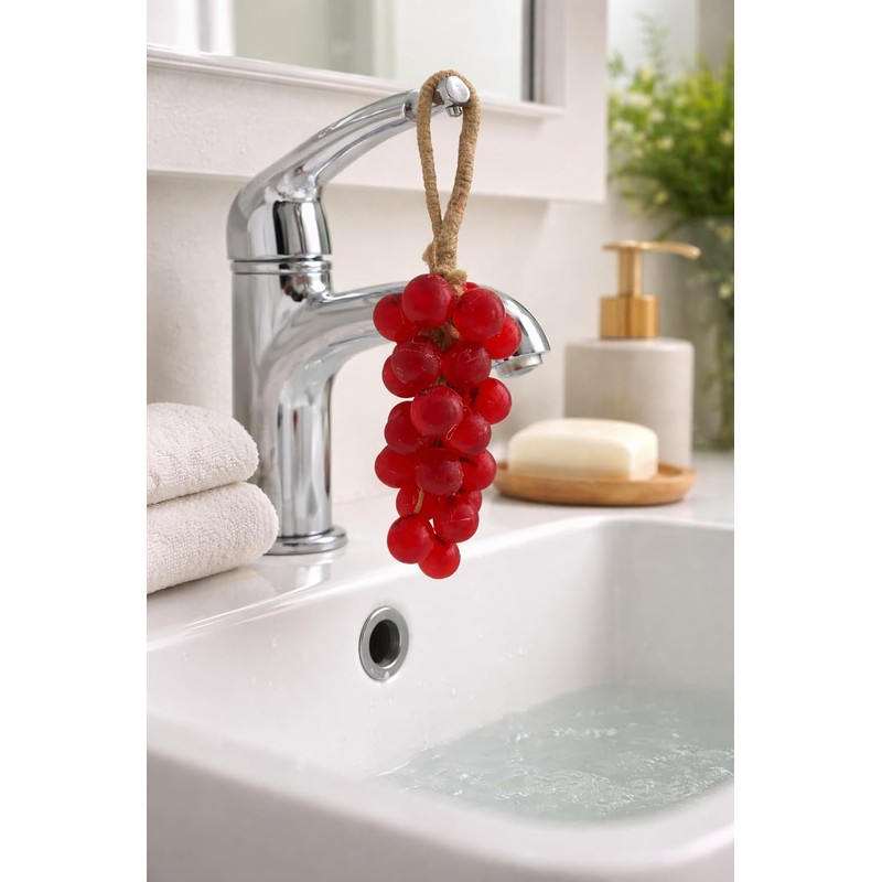 Jabón artesanal racimo de uvas rojo – Hidratante y decorativo