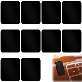 10 Stück Schwarz Antirutschmatte Auto, Auto Armaturenbrett, Doppelseitig Klebende Antirutschmatte Auto Armaturenbrett Wiederverwendbar Zum Halten Von Handy Schlüssel Sonnenbrille Münzen