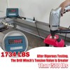 FITHOIST Portable Drill Winch 1500 LBS, 1/4" Heavy-Duty Steel Cable