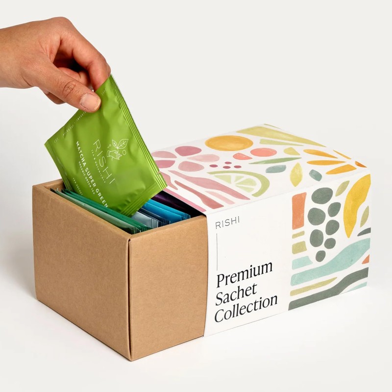 Rishi Tea Sachet Sampler Gift Box - Assorted Tea Set