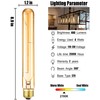 LVYE T10 Led Bulbs 4W E26 Dimmable Tubular Bulbs 2700K