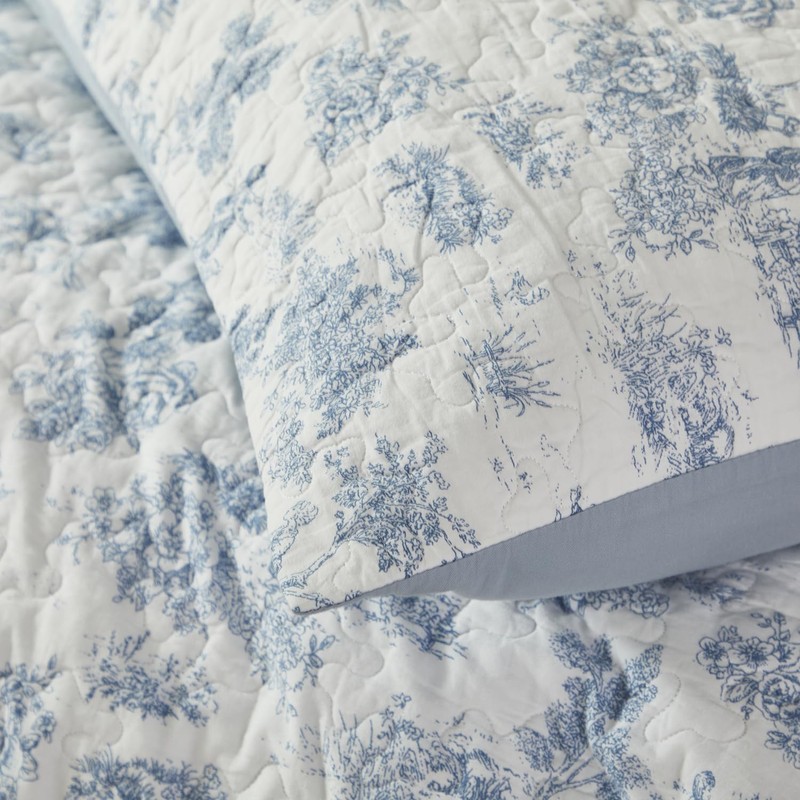 Brandream Quilted Pillow Shams Set of 2 King Size Cotton