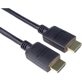 PremiumCord 4K HDMI 2.0b Cable Certified High Speed M/M 18Gbps with Ethernet, Compatible with 4K@60Hz Video, Deep Color, 3D, Arc, HDR, Dolby TrueHD, Gold Plated Connectors, Black, 1m
