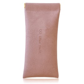 Le pumo Sunglasses Case, Leather Style, Eyeglass Case, Sunglasses, Synthetic Leather, Eyeglass Case, Glasses Case, Men's, Women's, Business, Pink