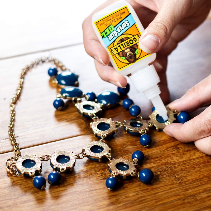 Gorilla Super Glue Gel, Clear Glue, 20 Gram (Pack of