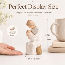 Gifts for Grandma - Grandmother Figurine, First Time Grandma Gifts, Birthday, Mother’s Gift Keepsake, Resin Hand-Painted Figurines for Nursery Shelf Decor, Mother’s Day, Christmas, Thanksgiving