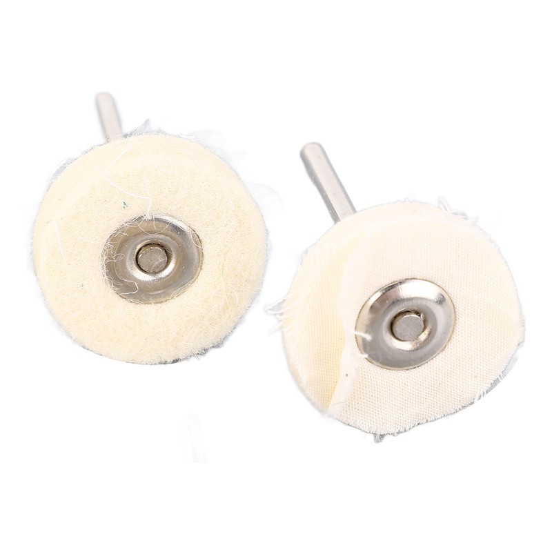50Pcs Wool Felt Mandrel Mounted Grinding Polishing Wheel Buffing Wheel