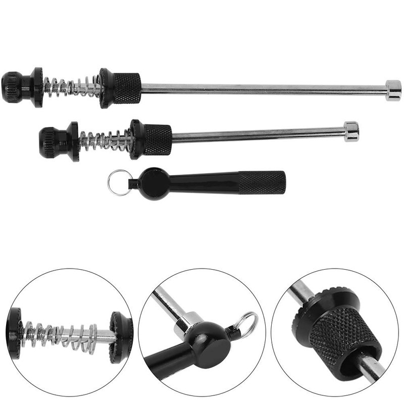 POENVFPO Quick Release Skewer, Anti Theft Secure Lock Skewers Set