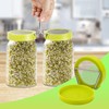 2pcs Sprouting Lids, Sprouting Jar Lid Kit Mesh Screen Sprouts