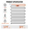 VEVOR Pipe Heating Cable, 3FT 7W/FT Heat Tape for Pipes