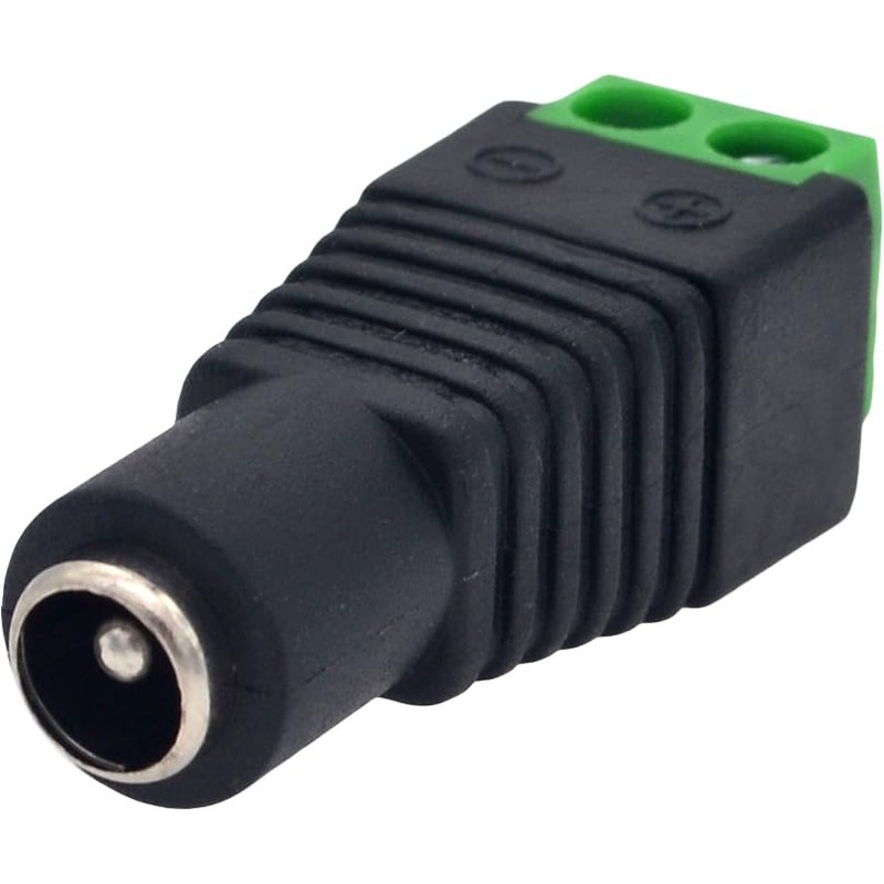 Triplett DC Female Plug to 2 Screw Down Terminal Block