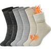 BomKinta Wool Hiking Socks Women Merino Thick Warm Thermal Boot