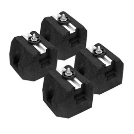 Yarssihha 4pcs Mini Split Rubber Base Pad for 9000-60000 BTU Ductless Air Conditioner Heat Pump, Heavy Duty Anti-Vibration Mini Split Mounting Pad, Floor Mount Base Kit