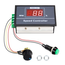 Digital display PWM DC motor speed controller Binghe 6V12V24V48V Stepless speed switch controller speed controller with start stop switch
