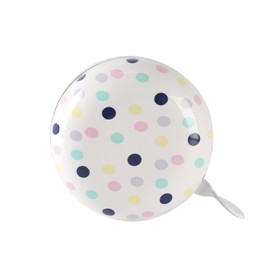 AVASTA Kids Bike Bell,Safety Anti-Rust Metal Bell, Loud & Easy One-Button Installation, Cartoon Design for Ages 3-12 Girls, White