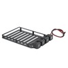 RC Roof Rack Luggage Carrier with LED Light RC Car