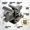 Updated 2-In-1 Bench Vise or Table Vise 4.5 Inch, Clamp