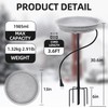 Feemiyo Heated Bird Bath for Outdoors for Winter, 75W Bird