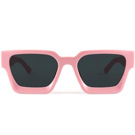 GFUIARA Trendy Square Sunglasses for Men Women Fashion Thick Rectangle Sun Glasses UV Protection Shades Designer Style