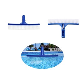 Pack of 2 Plastic Swimming Pool Brush Pool Brush Head Wall Brush for Pool Indoor and Outdoor Cleaning