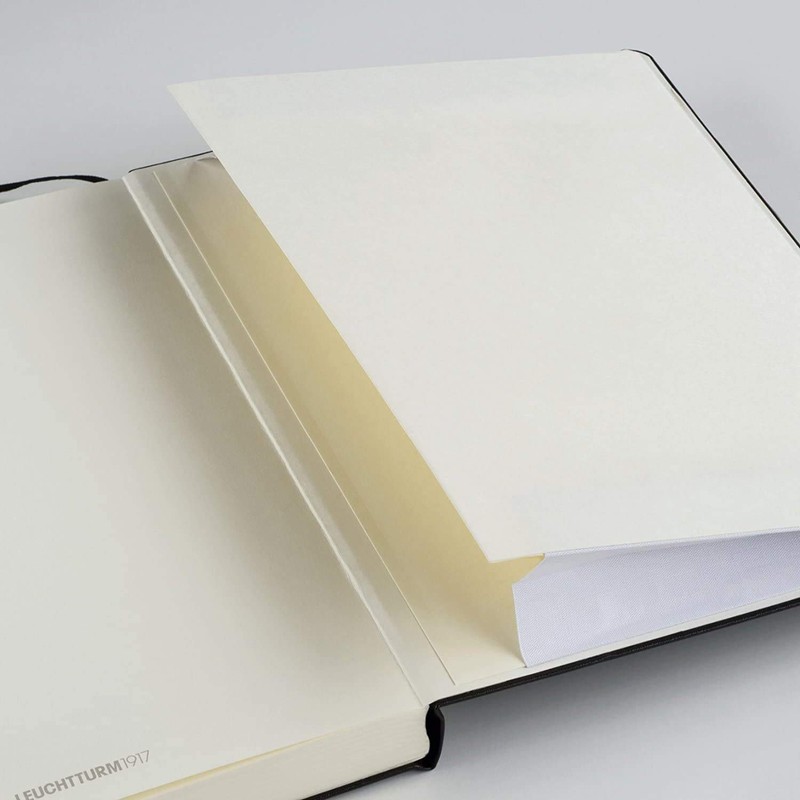 LEUCHTTURM1917 348106 Notebook Pocket (A6), Hardcover, 187 Numbered Pages, Squared,
