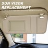 Beige Driver Left + Passenger Right Side Sun Visor Replacement