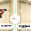 Bojueshaw 2 Pack Elegant Curtain Tie Back Hooks,U Shaped Metal