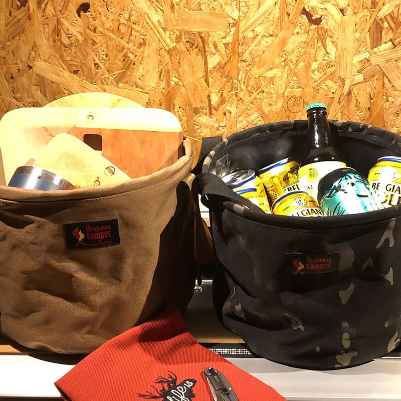 Oregonian Camper Bucket Tiny Camp Bucket Wolf Brown OCB2034WB